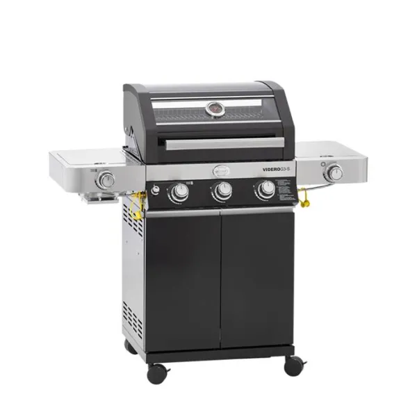 Rösle BBQ gasgrill - Videro G3-s - 3 huvudbrännare