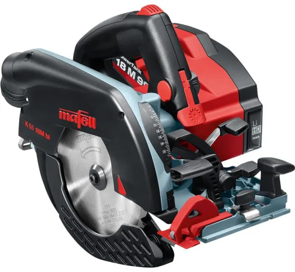 Mafell Batterihandsåg K 55 18M bl i T-MAX-låda