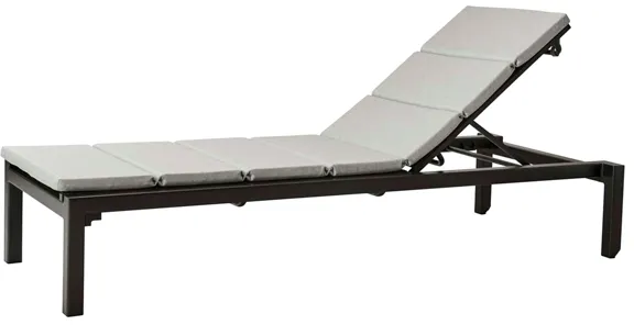 Cane-Line Relax solstol - lavagrå med kudde i ljusgrå